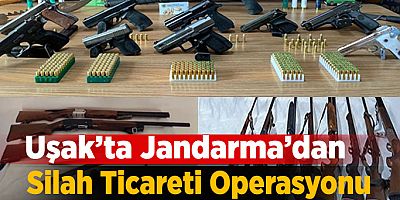 Uşak’ta Jandarma Ekiplerinden Silah Kaçakçılığı Operasyonu 