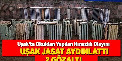 Uşak’ta Okuldan Hırsızlık Yapan Şüpheliler Jandarma’ya Yakalandı